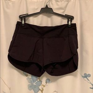 Lululeamon Speed Up shorts black size 2 ECU